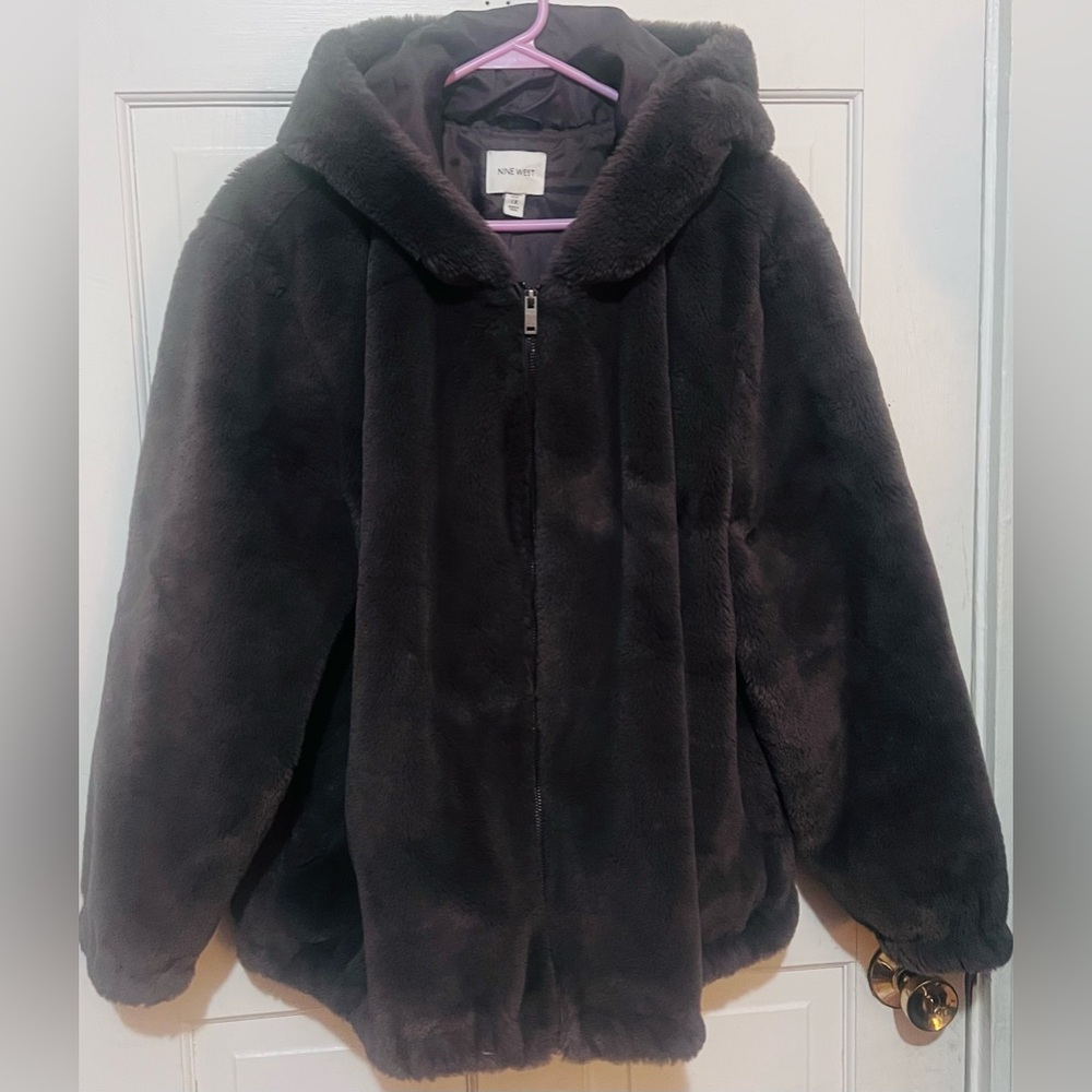 Dark Grey Hoodie/Jacket Nine West Size XL